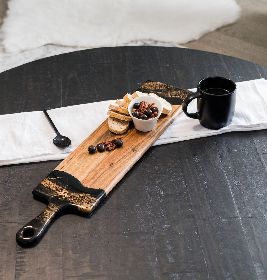 sustainably made serving trays and cutting boards