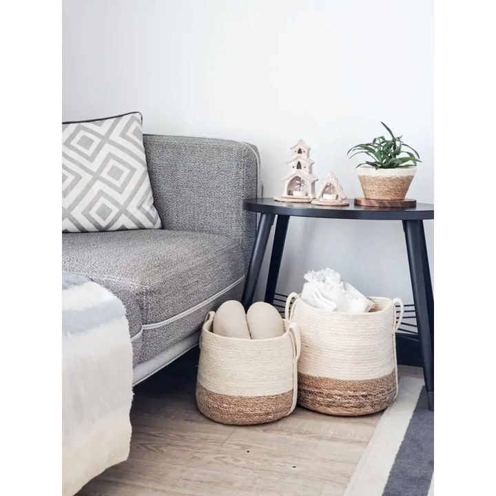 Savar Basket with Side Handle - EcofiedHome
