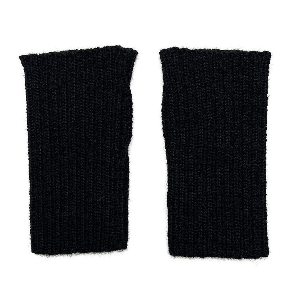 Black Minimalist Alpaca Gloves - EcofiedHome
