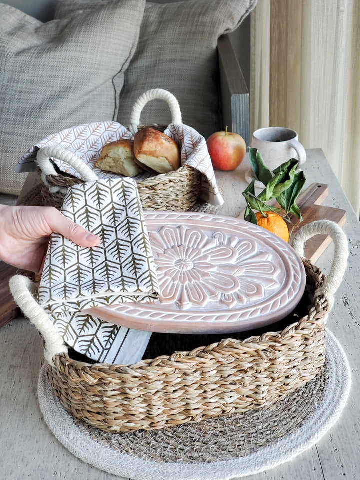 Bread Warmer & Basket - Flower - EcofiedHome