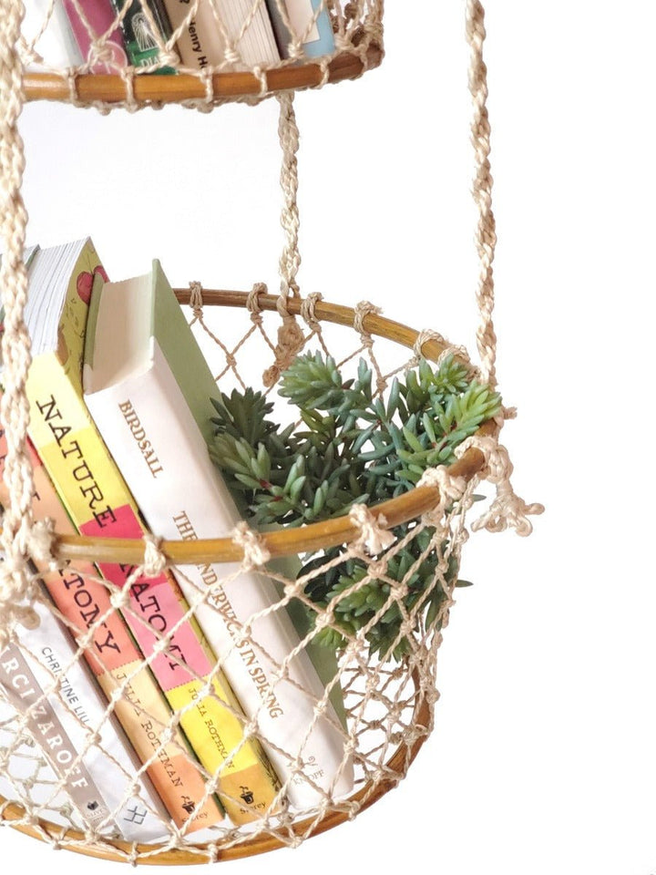 Jhuri Double Hanging Basket - EcofiedHome
