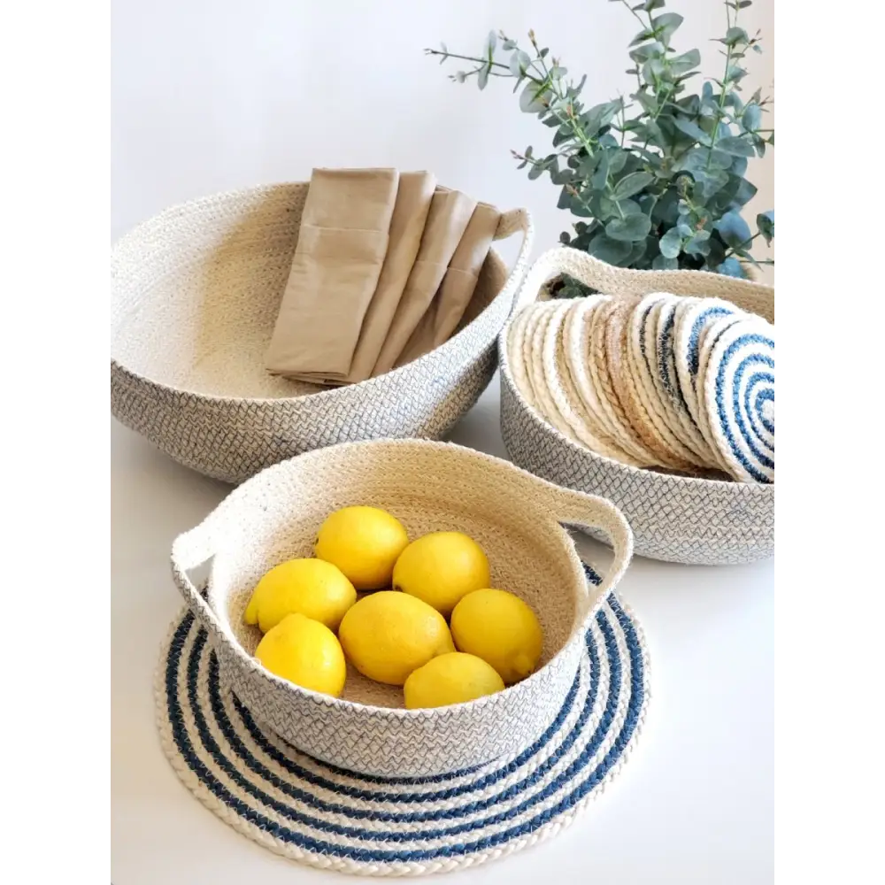 Amari Fruit Bowl - Blue - EcofiedHome