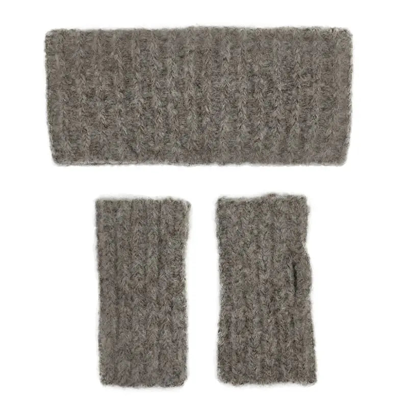 Autumn Ribbed Alpaca Ear Warmer - EcofiedHome