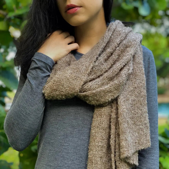 Autumn Ultra Plush Alpaca Scarf - EcofiedHome