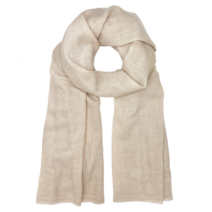 Blush Handloom Cashmere Scarf-0