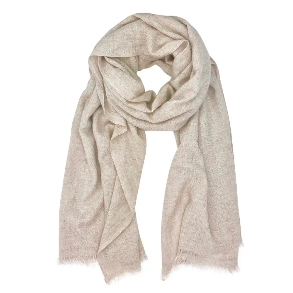 Blush Handloom Cashmere Scarf-0