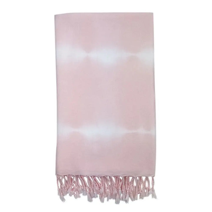 Blush Tie Dye Turkish Beach Towel - EcofiedHome