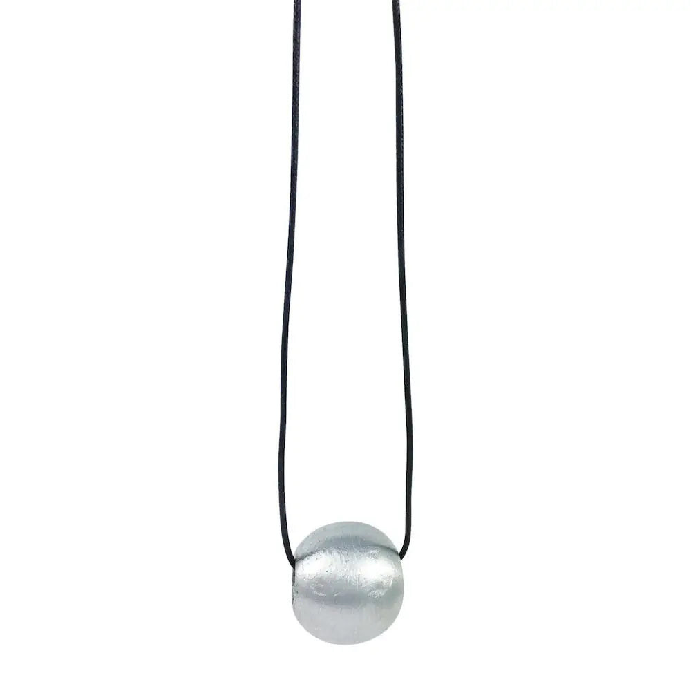 Recycled Bombshell Ball Necklace-0