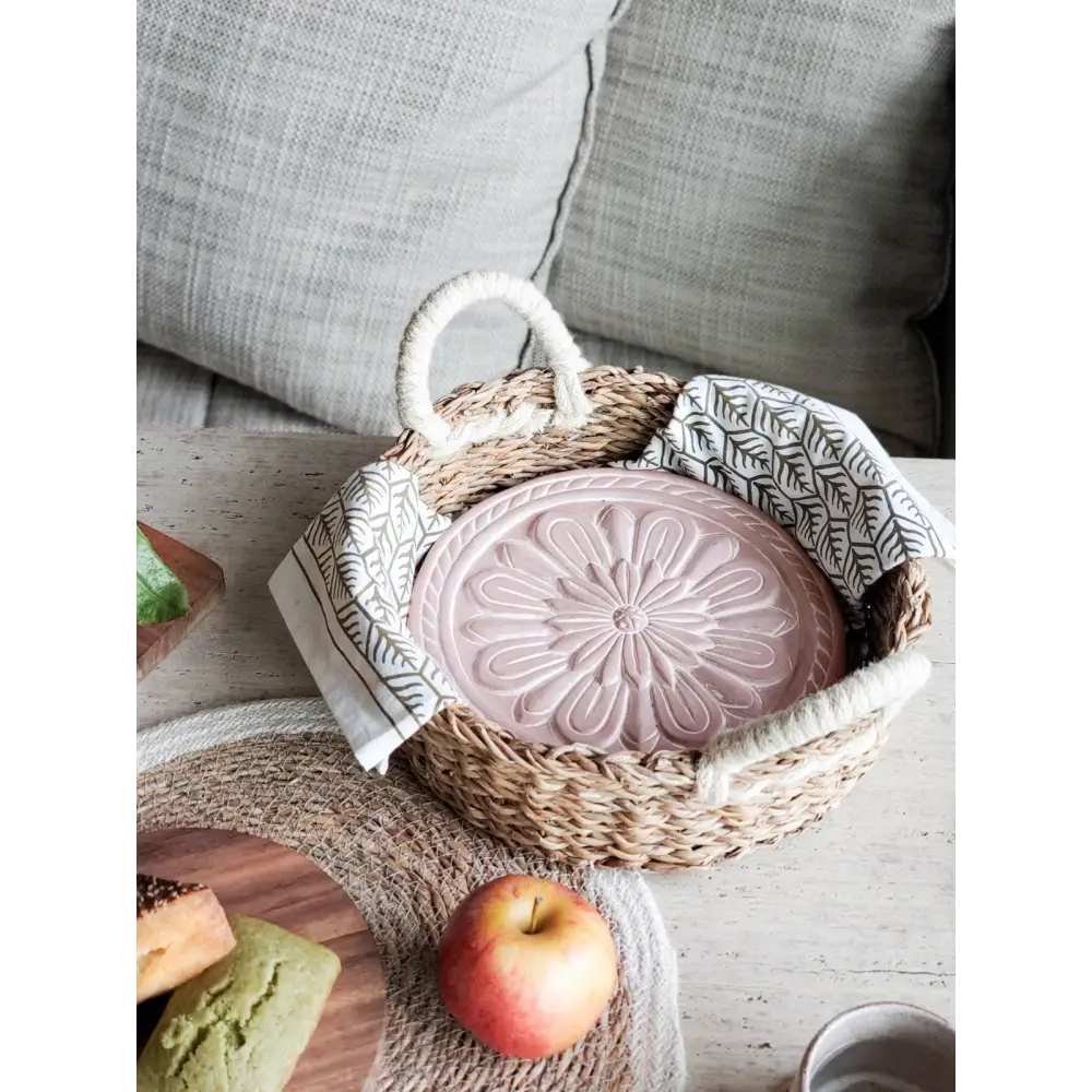 Bread Warmer & Basket - Vintage Flower - EcofiedHome