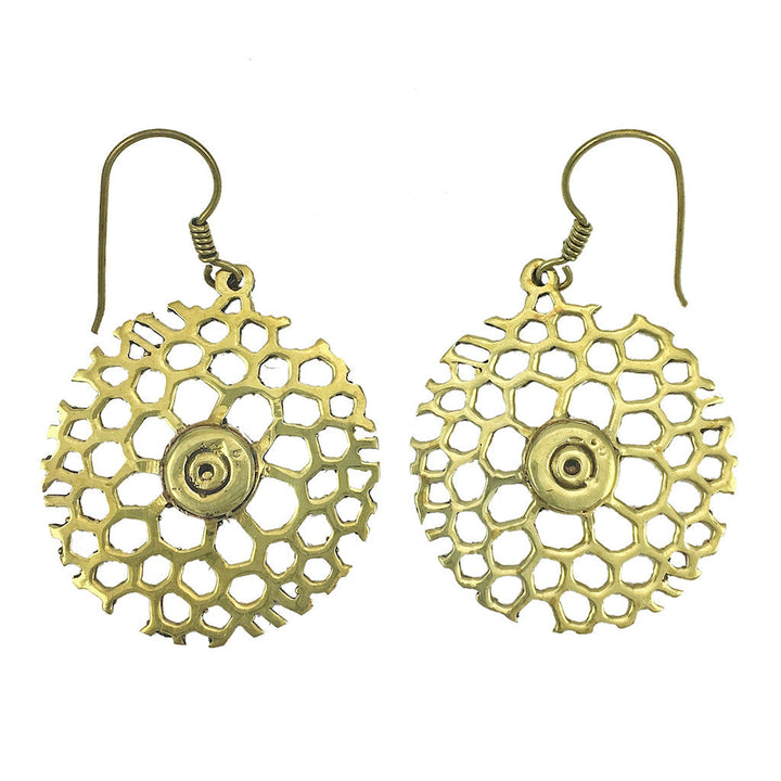 Honeycomb Bomb Earrings-0