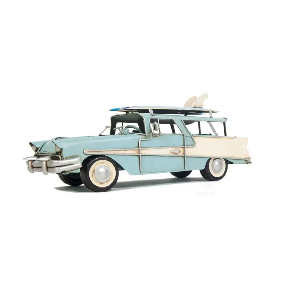 c1957 Blue Ford Country Squire Station Wagon Sculpture - EcofiedHome