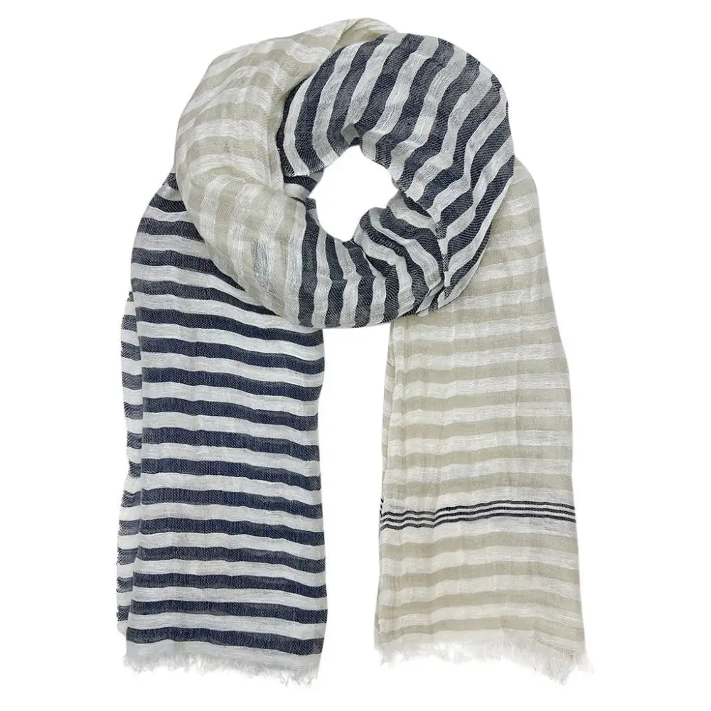 Cabana Linen Cotton Wrap Scarf - EcofiedHome