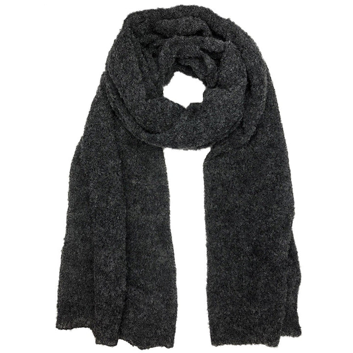 Charcoal Ultra Plush Alpaca Scarf-0