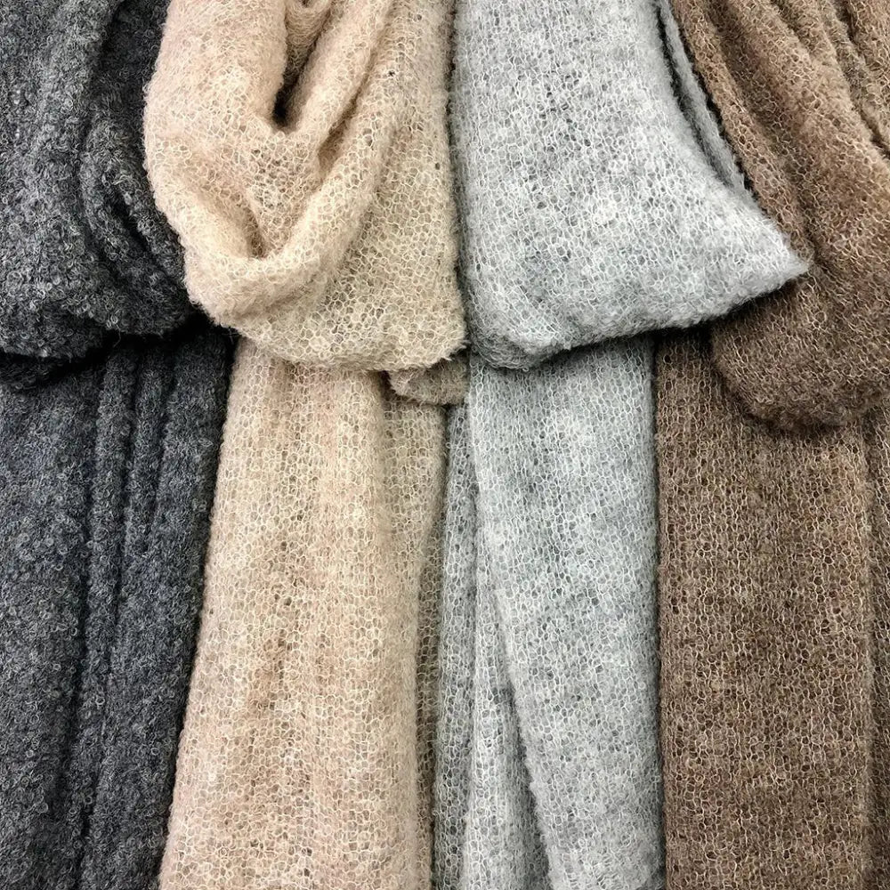 Charcoal Ultra Plush Alpaca Scarf - EcofiedHome