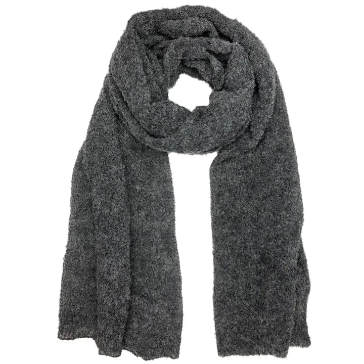 Charcoal Ultra Plush Alpaca Scarf - EcofiedHome