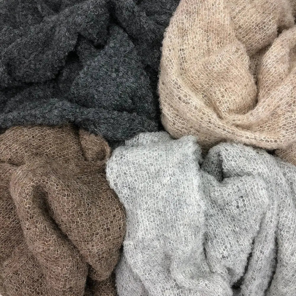 Charcoal Ultra Plush Alpaca Scarf - EcofiedHome