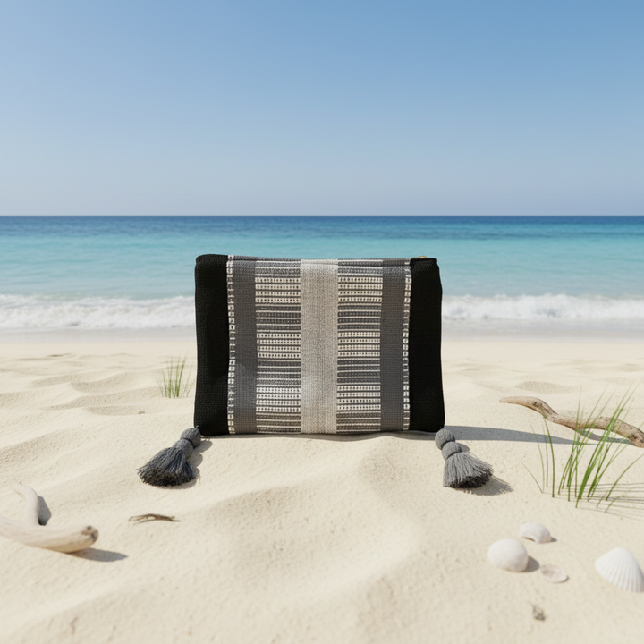 Charming Handwoven Clutch with Natural Dyes from Guatemalan Artisans