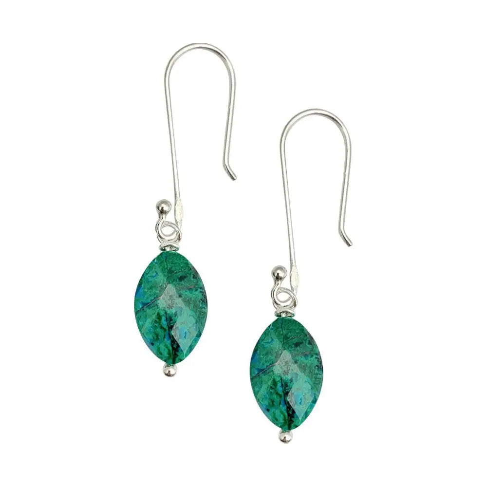 Chrysocolla Drop Earrings - EcofiedHome