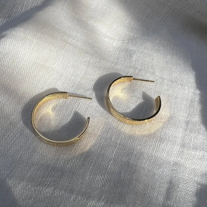 Chunky Bombshell Hoop Earrings - EcofiedHome