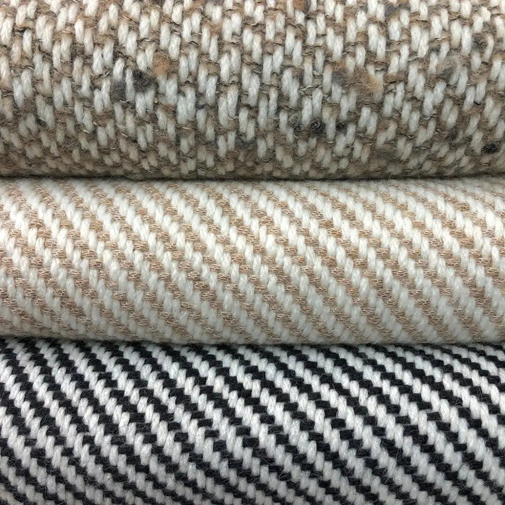 Chunky Camel Stripe Alpaca Throw - EcofiedHome