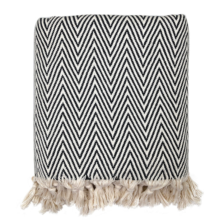 Chunky Chevron Turkish Throw-0