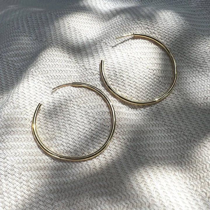 Classic Bombshell Hoop Earrings - EcofiedHome