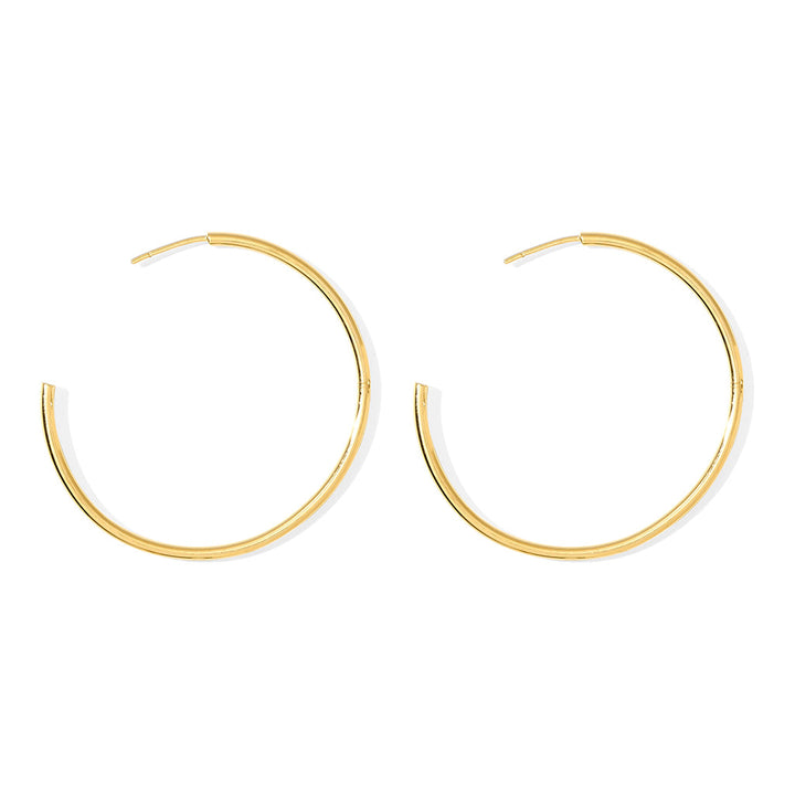 Classic Bombshell Hoop Earrings-1