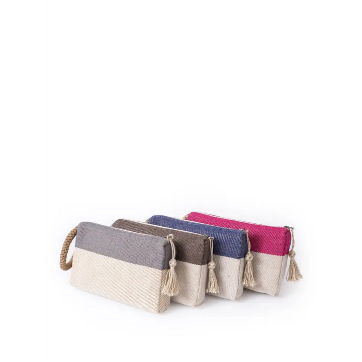 Block A Clutch - Brown-3