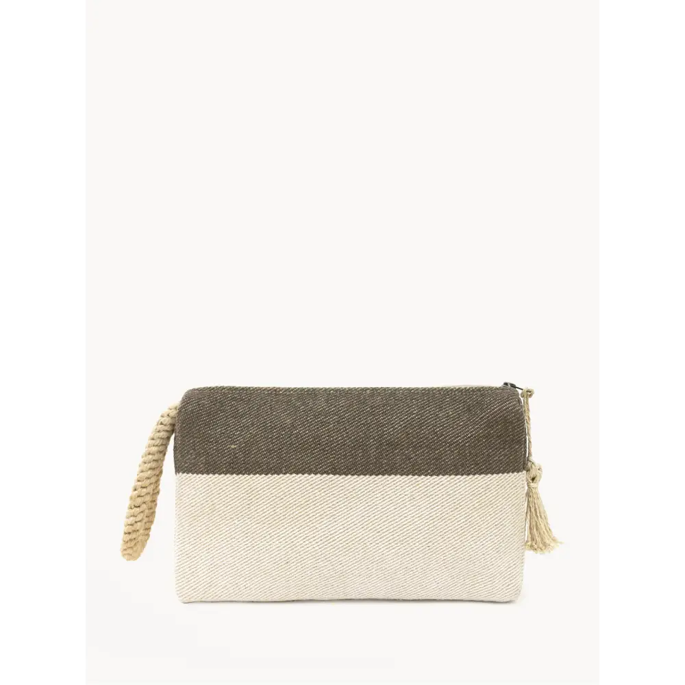 Block A Clutch - Brown-0