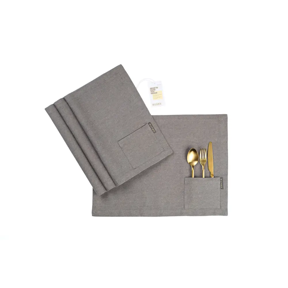 Cotton Cloth Placemats, Set of 4-6