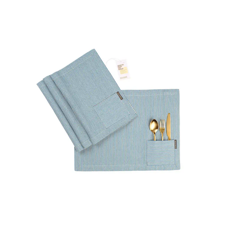 Cotton Cloth Placemats, Set of 4-11