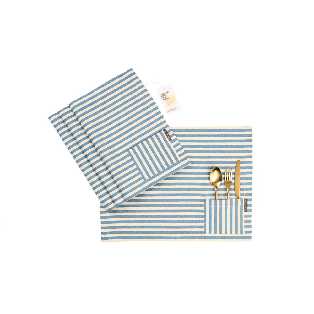 Cotton Cloth Placemats, Set of 4-8