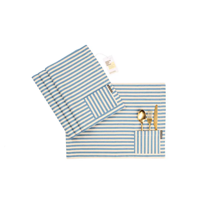 Cotton Cloth Placemats, Set of 4-8