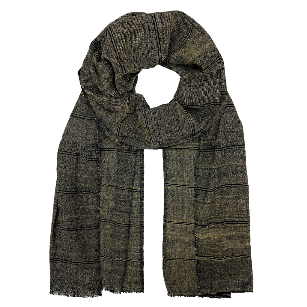 Earthy Striped Scarf-3