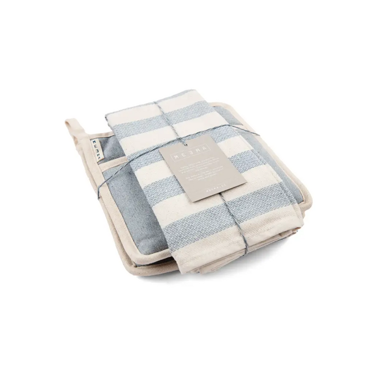 Dish Towels with Pot Holder Set-4