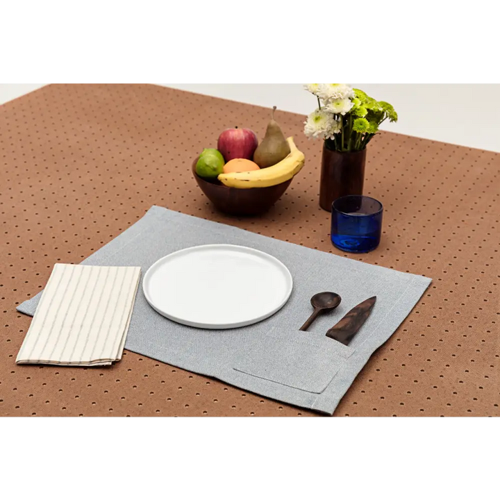 Placemats with Pocket, Set of 4 - Denim-1