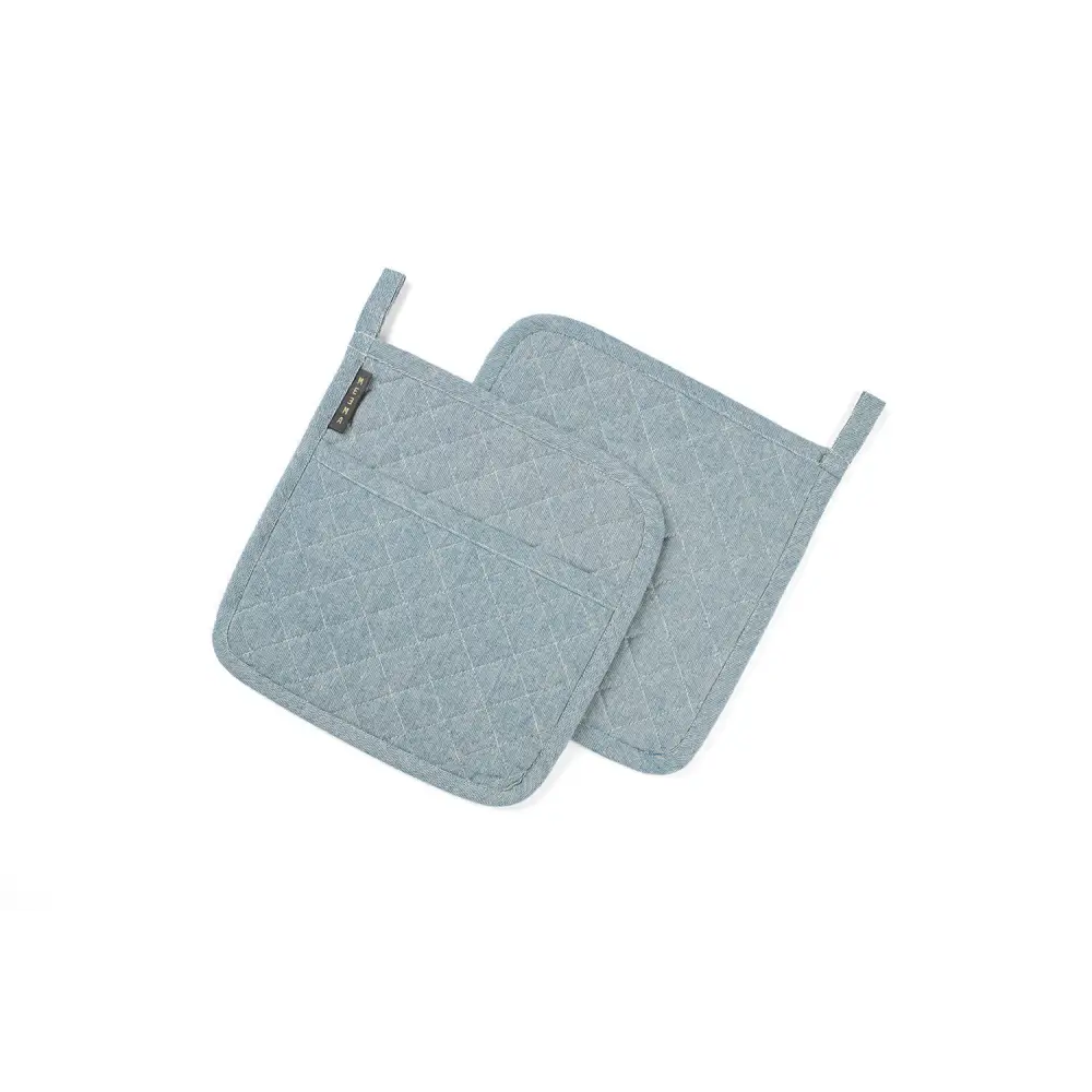 Quilted Potholders, Set of 2-0