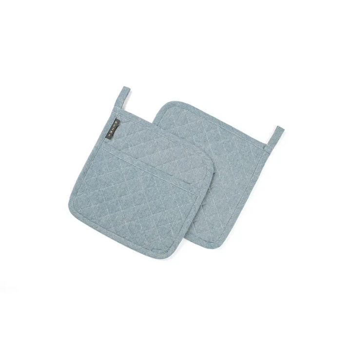 Quilted Potholders, Set of 2-0