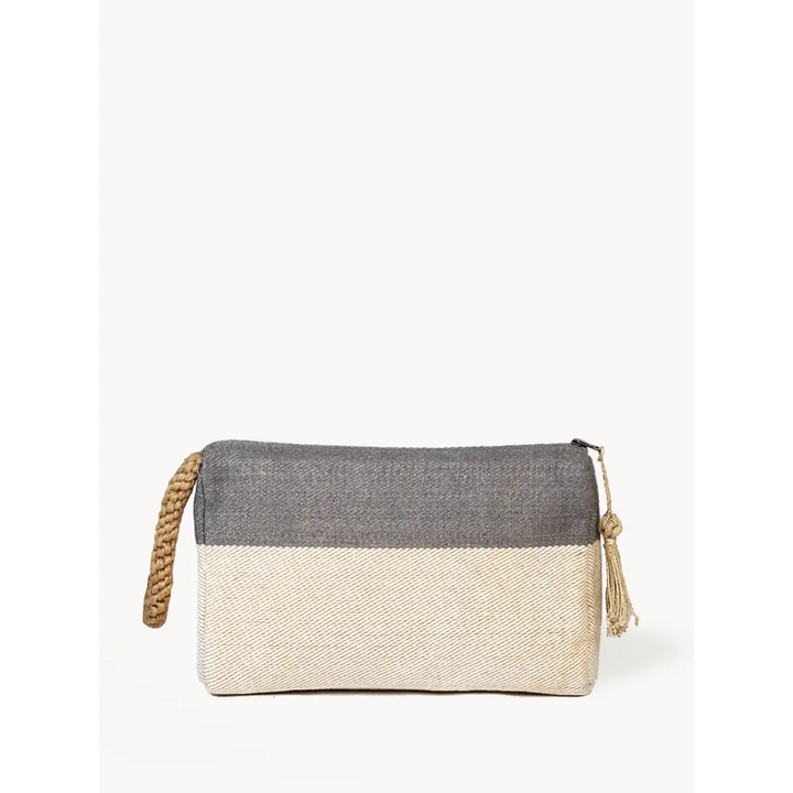 Block A Clutch - Gray-0