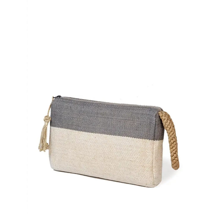 Block A Clutch - Gray-2