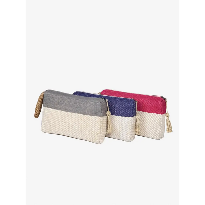 Block A Clutch - Gray-3