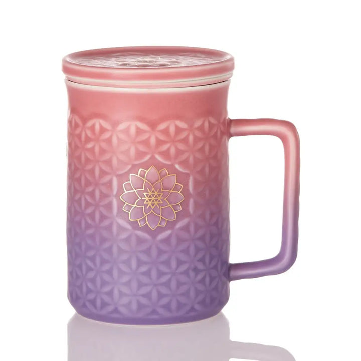 Flower of Life 3-in-1 Tea Mug with Infuser - EcofiedHome