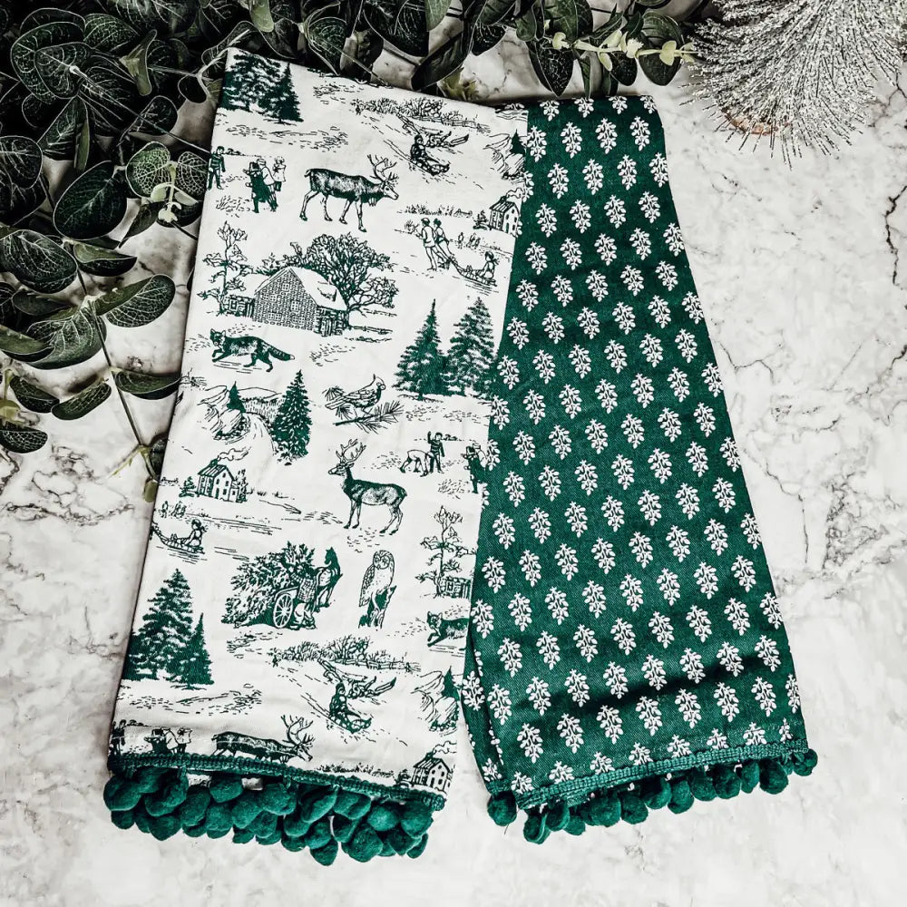 Forest Green Towels-18