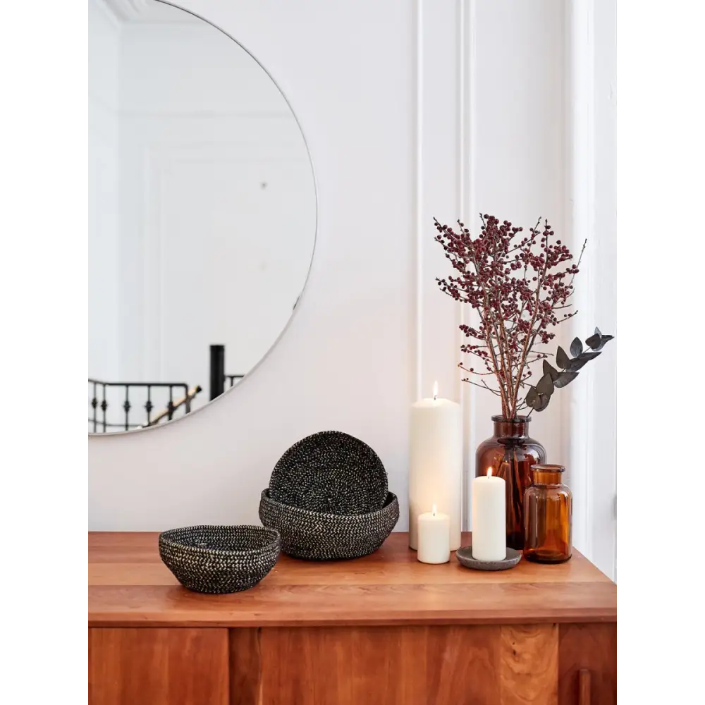 Glitter Bowl - Black (Set of 2) - EcofiedHome