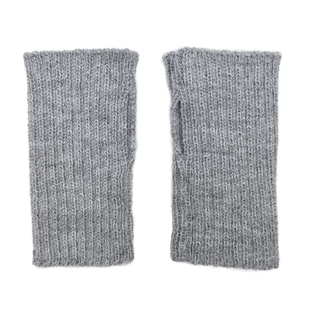 Gray Minimalist Alpaca Gloves - EcofiedHome