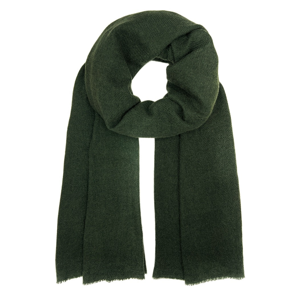 Pine Handloom Cashmere Scarf-0