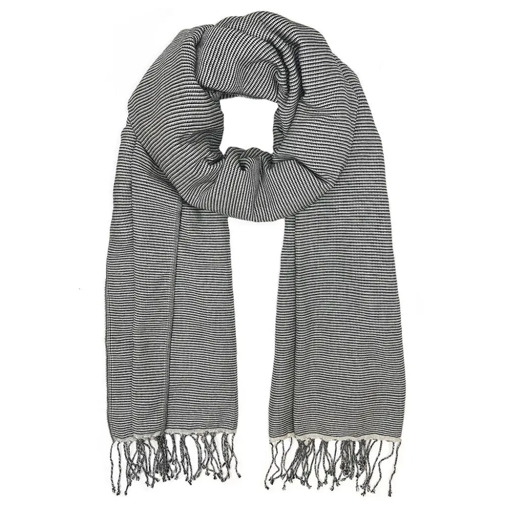 Handloomed Organic Cotton Scarf - EcofiedHome