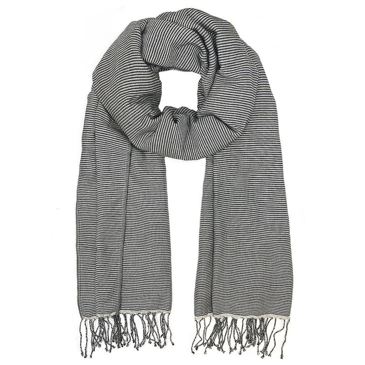 Handloomed Organic Cotton Scarf-0