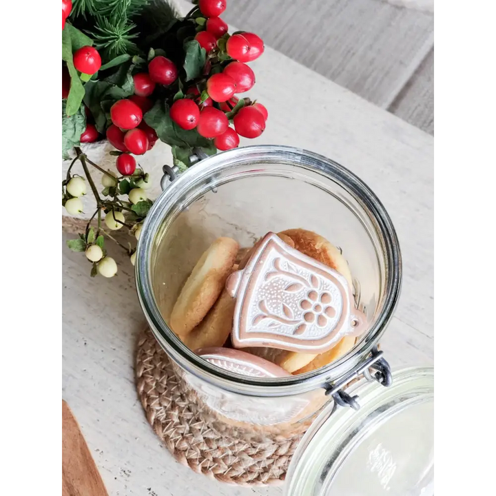 Handmade Sugar Saver Ornament - Holiday Gift Edition with Heart Pouch - EcofiedHome