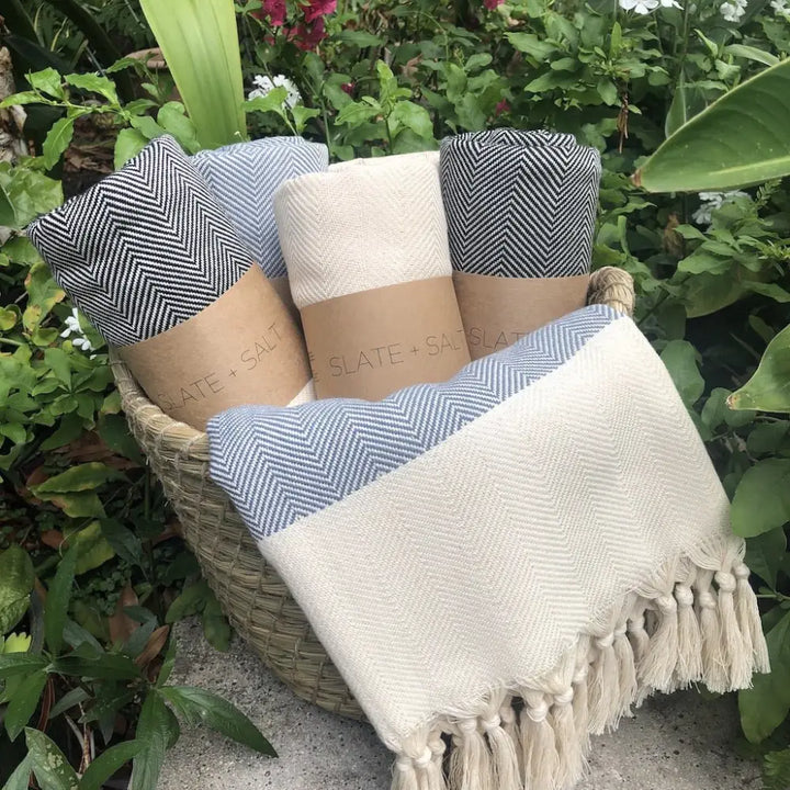 Herringbone Turkish Towel - EcofiedHome